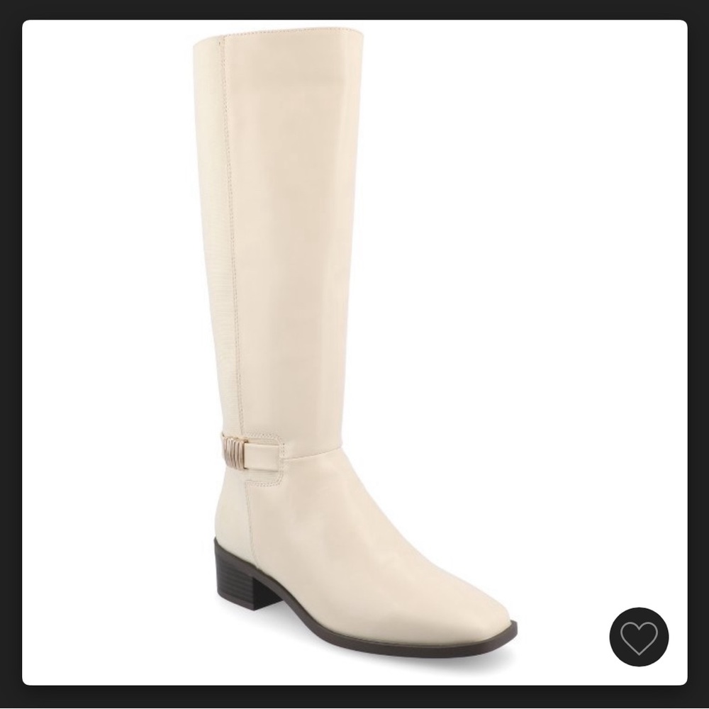 NEW- Journee Collection/ Londyn Boot/ Bone Color